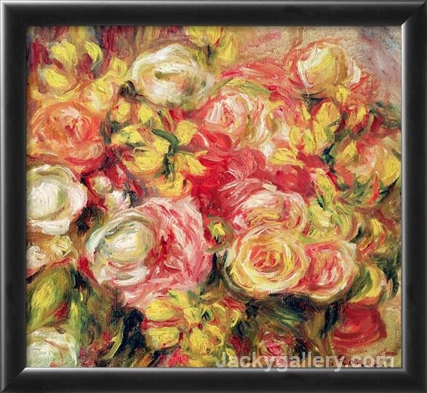 Roses Red by Renior by Pierre Auguste Renoir paintings reproduction
